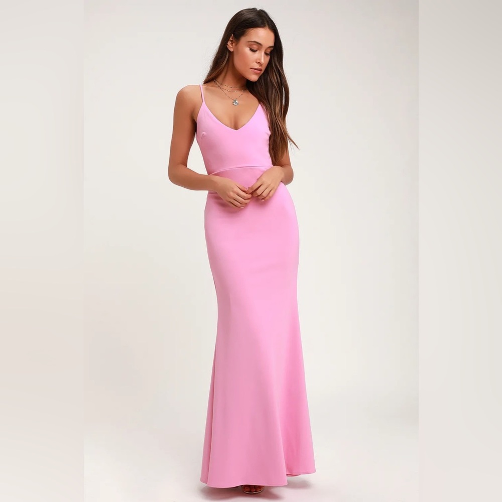 Infinite Glory Pink Maxi Dress